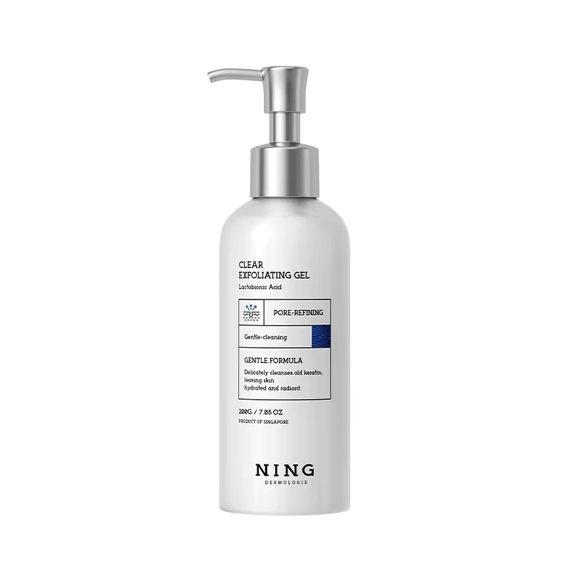 Exfoliating Gel Face：Peeling Gentle Deep Cleaning Dead Skin Remover Brightening Hydrating Niacinamide Pore Refining 200G