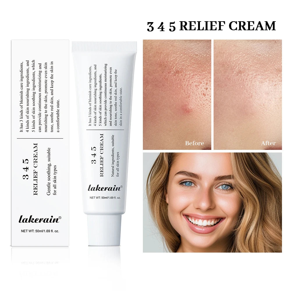 345 Relief Cream Address Blemishes Nourish the Skin and Provide Soothing Care Resulting in a Well-Rounded Skincare Solution