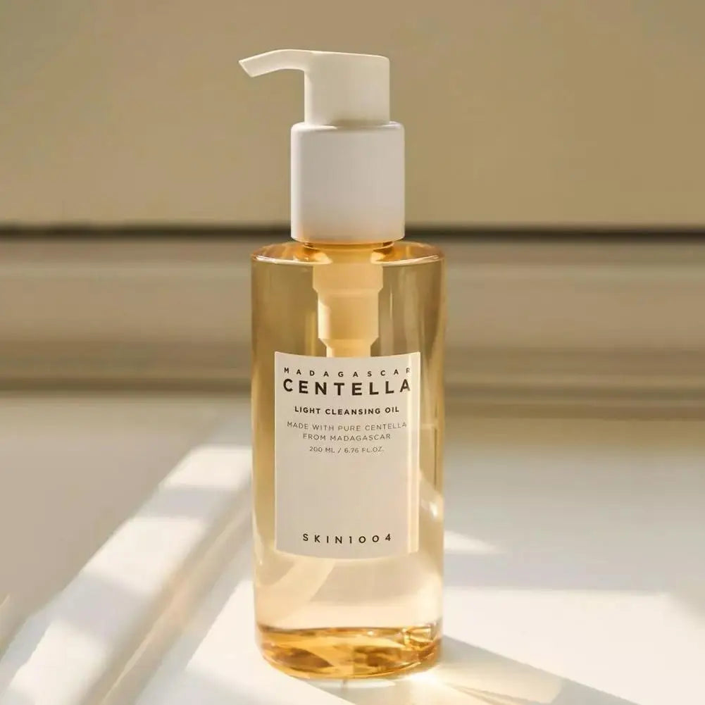 Korean Centella Non-Irritating Facial Cleansing Oil - Removes Makeup Purifies Shrinks Pores Deeply Nourishes Skin Skincare